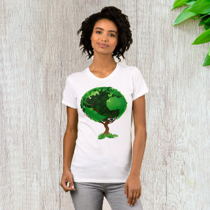 T-shirt Femme du Green Tree Globe