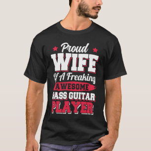 T-shirt Femme du joueur de basse guitariste Baid