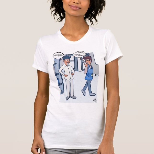 T-shirt femme du service à la clientèle (Devant)