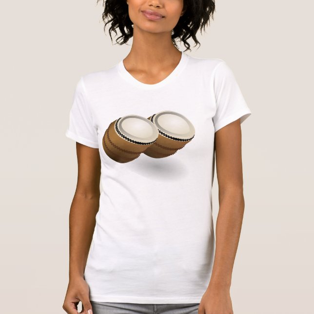 T-shirt femme Dual Bongos (Devant)