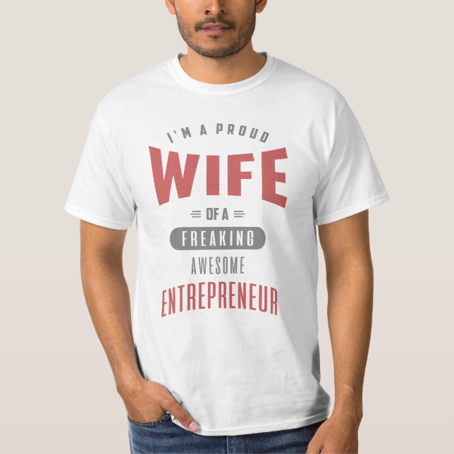 T-shirt Femme d'un entrepreneur génial (Devant)