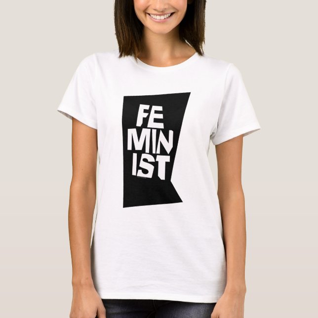 T-shirt Femme égale imitation de fille féminine féministe (Devant)