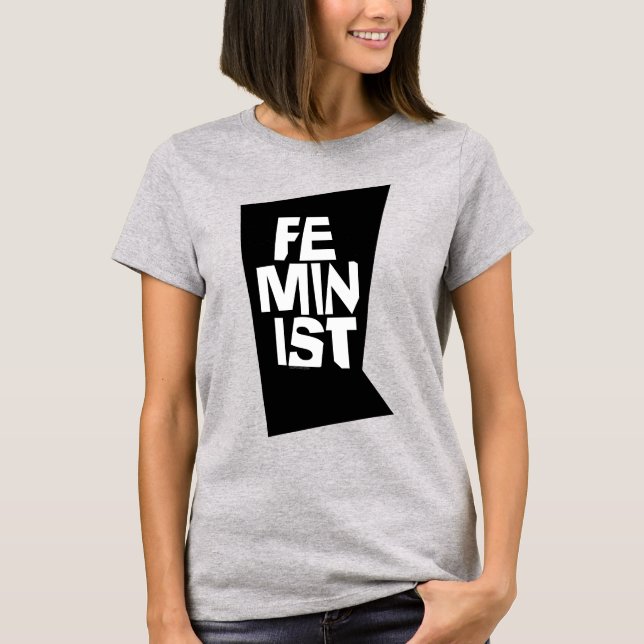 T-shirt Femme égale imitation de fille féminine féministe (Devant)