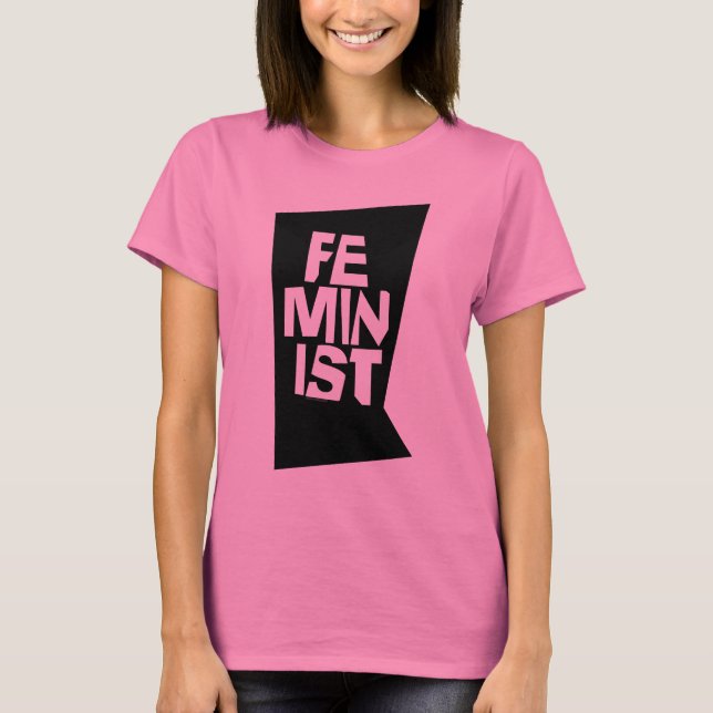 T-shirt Femme égale imitation de fille féminine féministe (Devant)