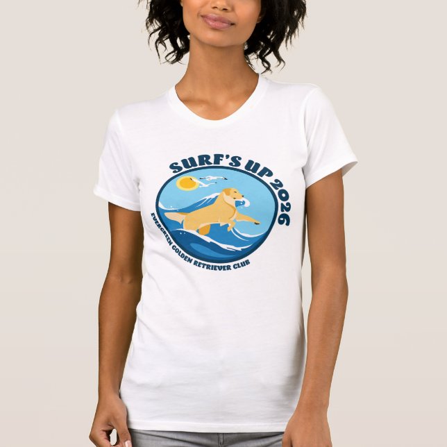 T-Shirt femme EGRC Surfs Up (Devant)
