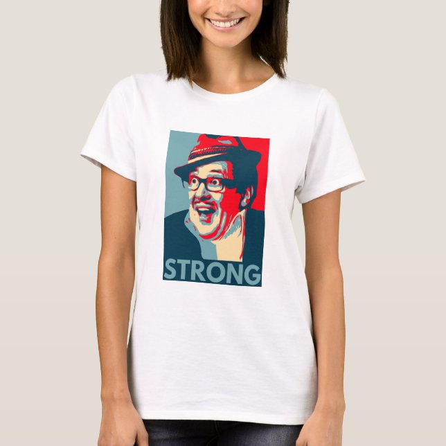 T-shirt femme élégant du comte Arthur Strong (Devant)
