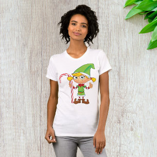 T-Shirt Femme Elfe Avec Femme Sucre de canne