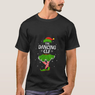 T-shirt Femme Elfe Danseuse de Noël Famille Filles Femmes 