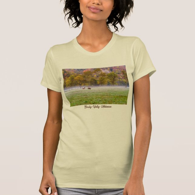 T-shirt femme Elk Couple (Devant)
