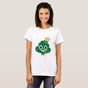 T-shirt femme Emoji Arbre de Noël