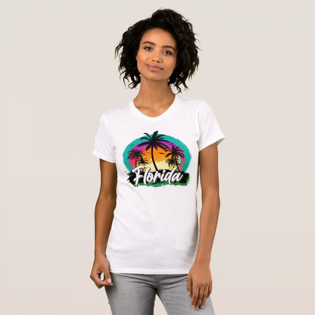 T-shirt femme en Floride (Devant entier)