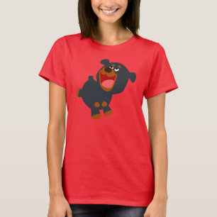 T-shirt Femme en Rottweiler