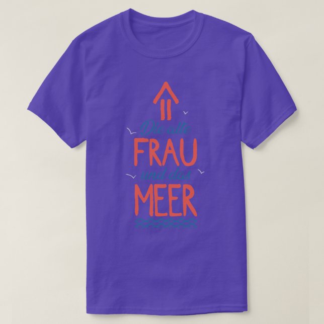 T-shirt Femme en vacances en bord de mer (Design devant)