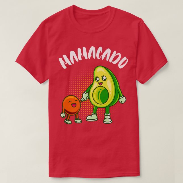 T-shirt Femme enceinte Epeche mère Grossesse Mamacado (Design devant)