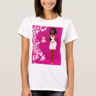 T-shirt femme enceinte noire