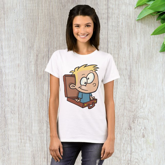 T-shirt Femme Enfant En Suitecase (Créateur téléchargé)