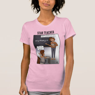 T-shirt femme enseignant étoile