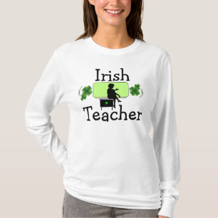 T-shirt femme enseignante irlandaise Long Sleeve