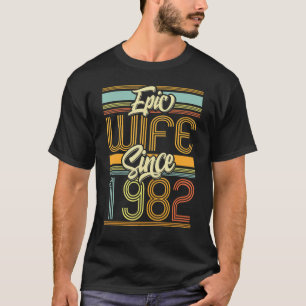T-shirt Femme épopée depuis 1982 41 Année 41e Annivers Mar