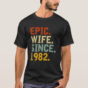 T-shirt Femme épopée depuis 1982 Son 41e anniversaire de M
