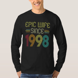 T-shirt Femme épopée depuis 1998 Son 24e anniversaire de M