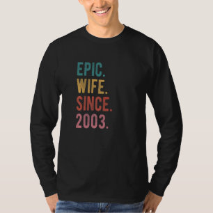 T-shirt Femme épopée depuis 2003 19ème anniversaire de Mar