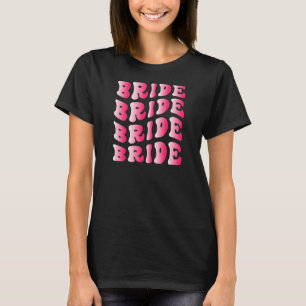 T-shirt Femme Épouse Je Fais Équipage Rétro Enterrement de