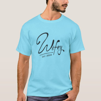 T-shirt Femme Est. 2024 Je viens de me marier