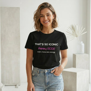 T-Shirt Femme Esthétique Y2K Personnalisé Rétro Ch