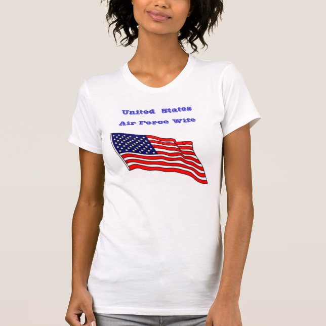 T-SHIRT FEMME ÉTATS-UNIENNE (Devant)