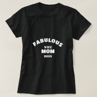 T-shirt Femme fabuleuse, Maman, Patron Modèle personnalisé