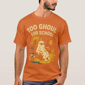 T-shirt Femme Fantôme de Summerween Trop de Fantôme pour l