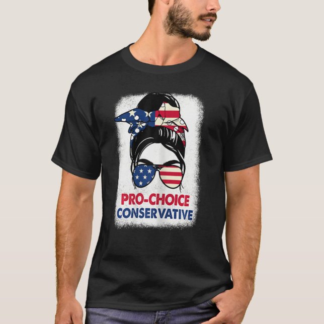 T-shirt Femme Feminis Pro Choice Conservatrice Mineur Votr (Devant)