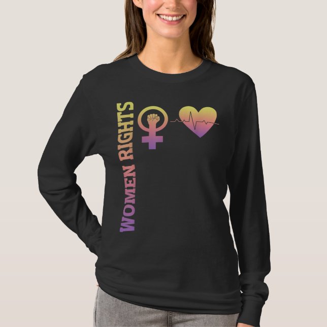 T-shirt Femme féministe Droits Femme Femme Emaîtrise Femme (Devant)