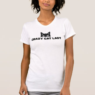T-shirt femme femme Crazy Cat Lady