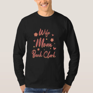 T-shirt Femme Femme Maman Graphiste Bancaire Commis Financ
