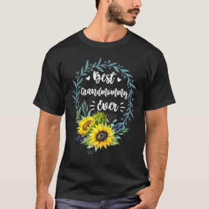 T-shirt Femme Femme Meilleure grand-maman Jour des mères