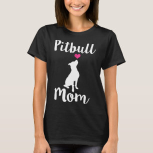 T-shirt Femme Femme Pitbull Maman Pit Bull Chien Mama