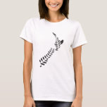 T-shirt Femme Fern NZ<br><div class="desc">Modèle T-shirt vertical</div>