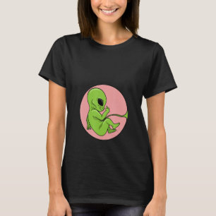T-shirt Femme Fet Fet Embryo bébé Alien Enceinte