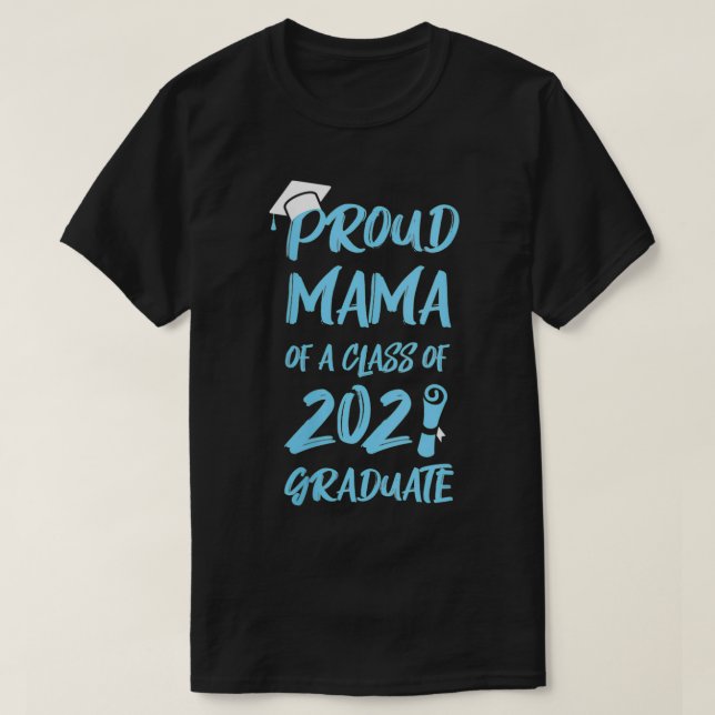 T-shirt Femme Fier Maman D'Une Classe De Maman 2021 Grand- (Design devant)