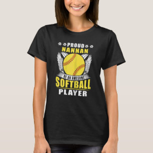 T-shirt Femme Fier Nannan D'Un Superbe Joueur De Softball
