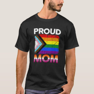 T-shirt Femme Fière Maman Transgenre Fierté Lesbienne Lgbt