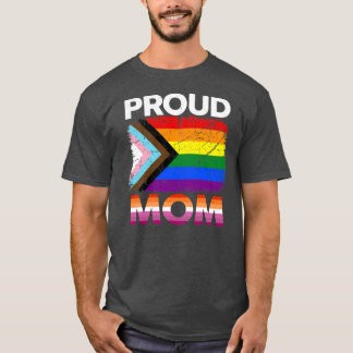 T-shirt Femme Fière Maman Transgenre Pride Lesbienne LGBT