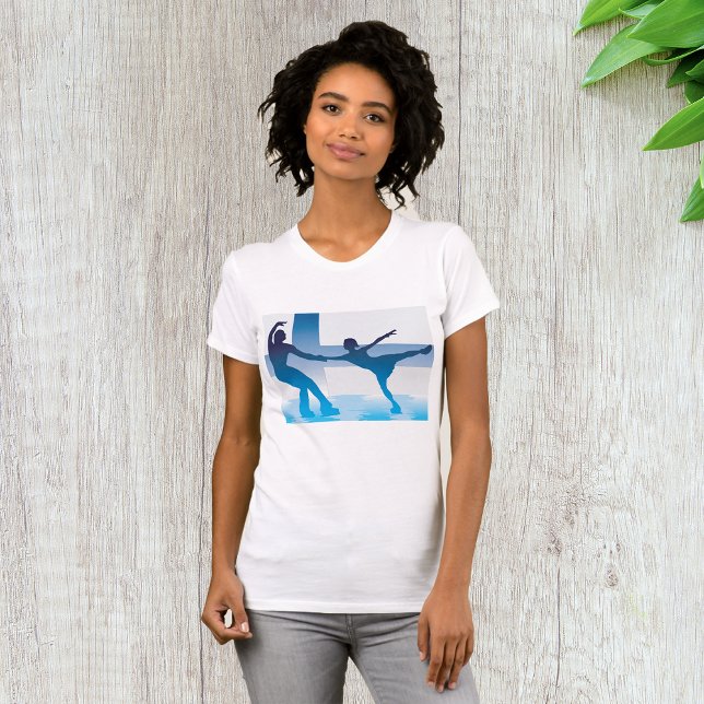 T-shirt femme finlandaise de patinage artistique (Créateur téléchargé)