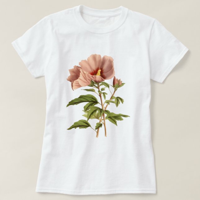 T-shirt femme "fleur" (Design devant)