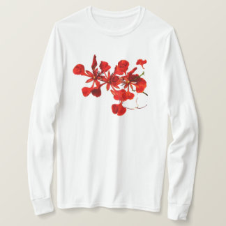 T-Shirt Femme Fleur de Poinciana Royale