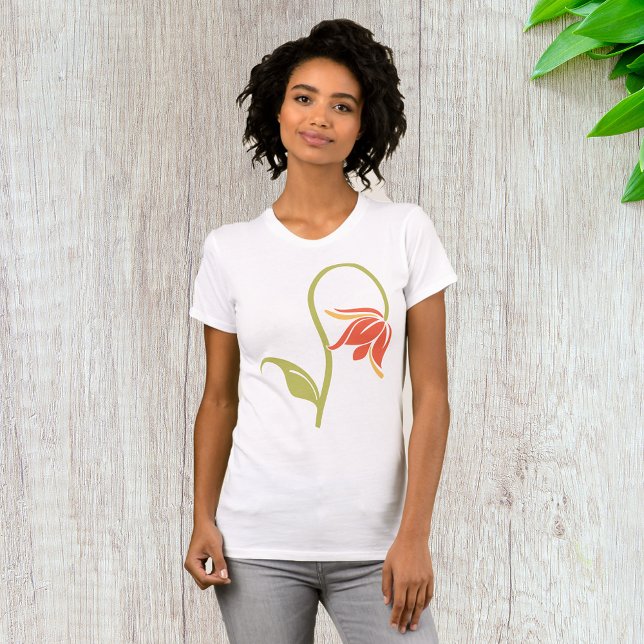T-shirt femme Fleur Drooping (Créateur téléchargé)