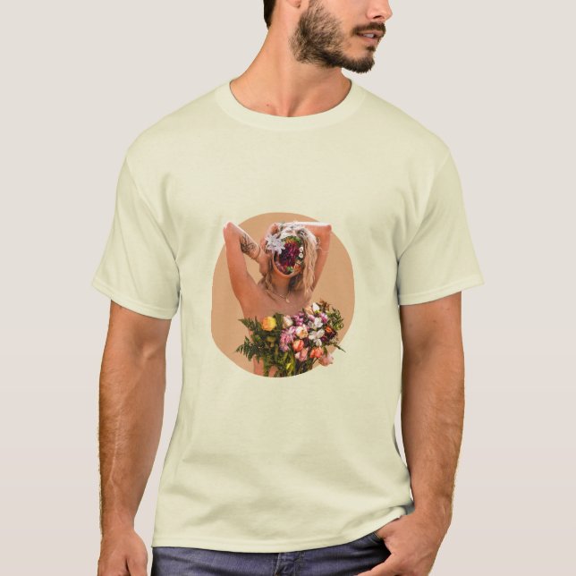 T-shirt Femme-fleurs (Devant)