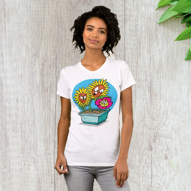 T-shirt femme Fleurs en colère (Créateur téléchargé)